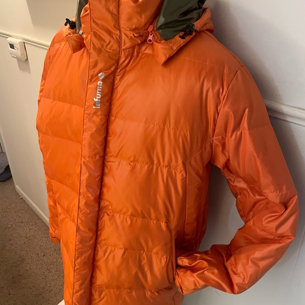 Men's Orange Puffer Jacket